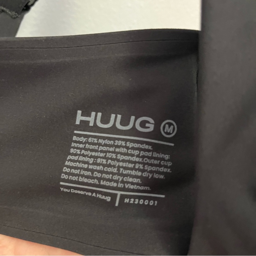 Black Daily Embrace Adjustable T-Shirt Bra Huug NWOT Medium - Picture 4 of 7